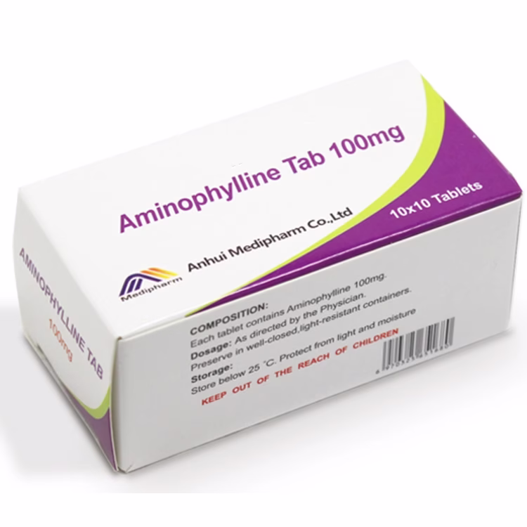 AMINOPHYLLINE 100MG COUNTING TAB (1000 TABLETS)