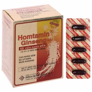 Homtamin Ginseng Caps x 2 Packs