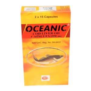 COD LIVER OIL 1000MG (OCEANIC) 15CAPS X SAT ONE PACKET