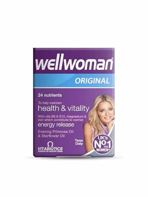 Wellwoman Vitabiotics Advanced Vitamin & Mineral Formula with Evening Primrose & Starflower Oils 30 Capsules