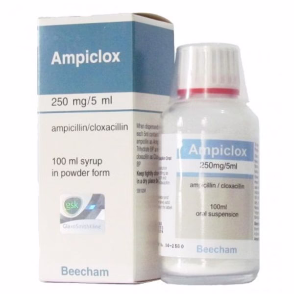 AMPICLOX 250MG SUSP (BEECHAM) X BOTTLE 1 BOTTLE