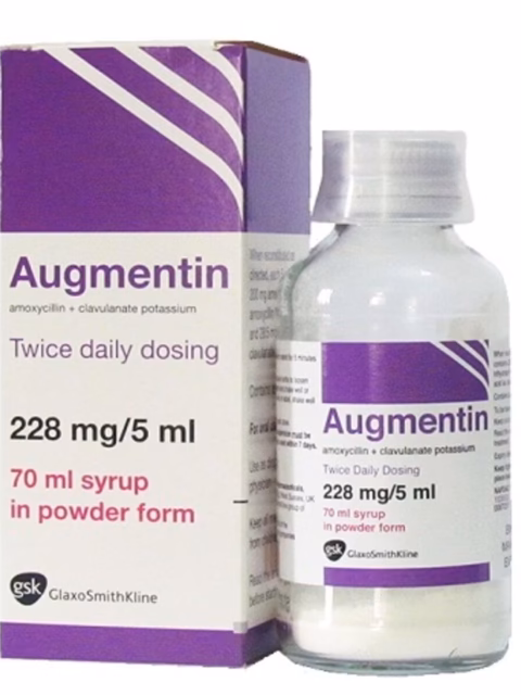 Augmentin 228mg/5ml Suspension