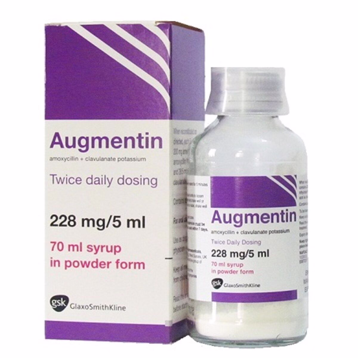 Augmentin 228mg/5ml Suspension