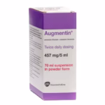 AUGMENTIN 457MG/5ML SUSP (AMOXICILLIN/CLAVULANIC ACID) X BOTTLE 1 BOTTLE
