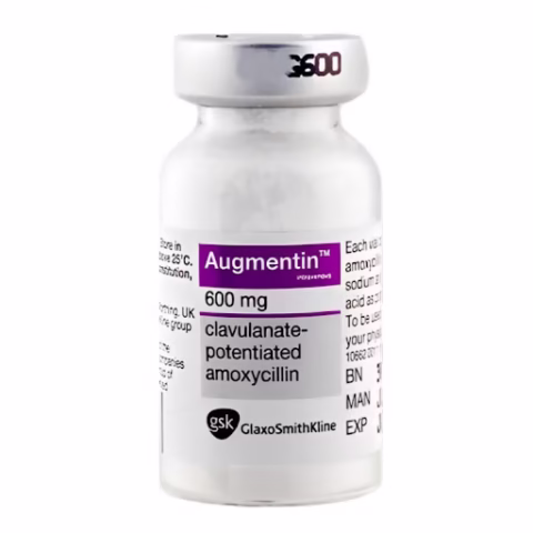 Augumentin Inj 600mg x1 Vial