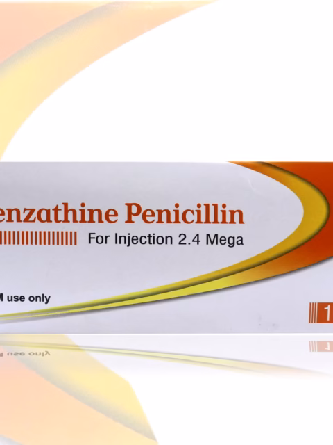 BENZATHINE PENICILLIN INJ 2.4M X VIAL 1 PIECE
