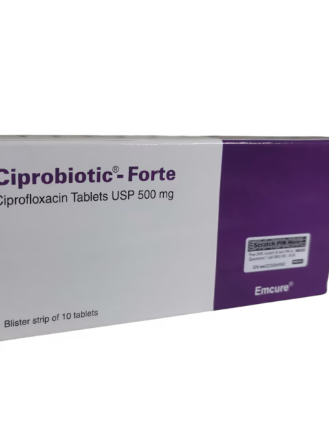 CIPROBIOTIC-FORTE TABS 500MG X 10 - 2 packets
