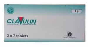 CLAVULIN TAB 1G x 2 sachets