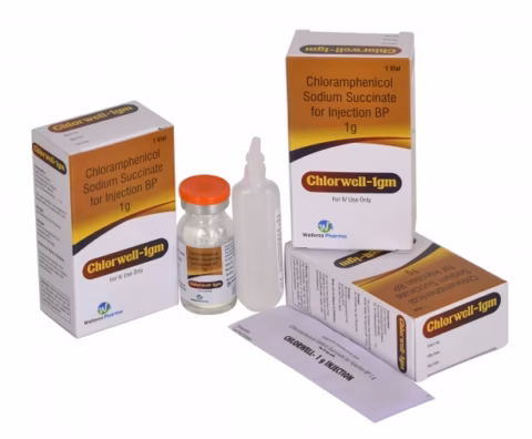 Chloramphenicol Inj x2 Vial