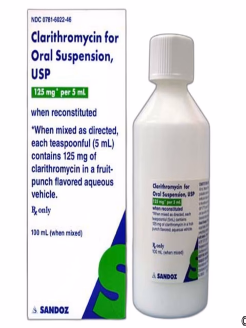 Chloraphin Susp 125mg x2 bottles