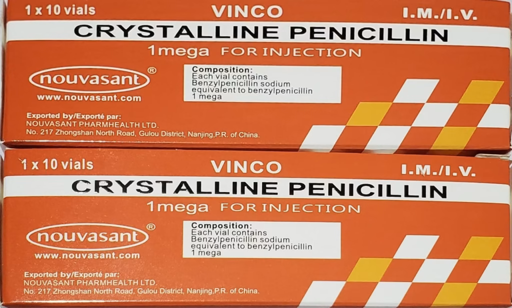 Crystalline Penicilllin Inject 10 Vials