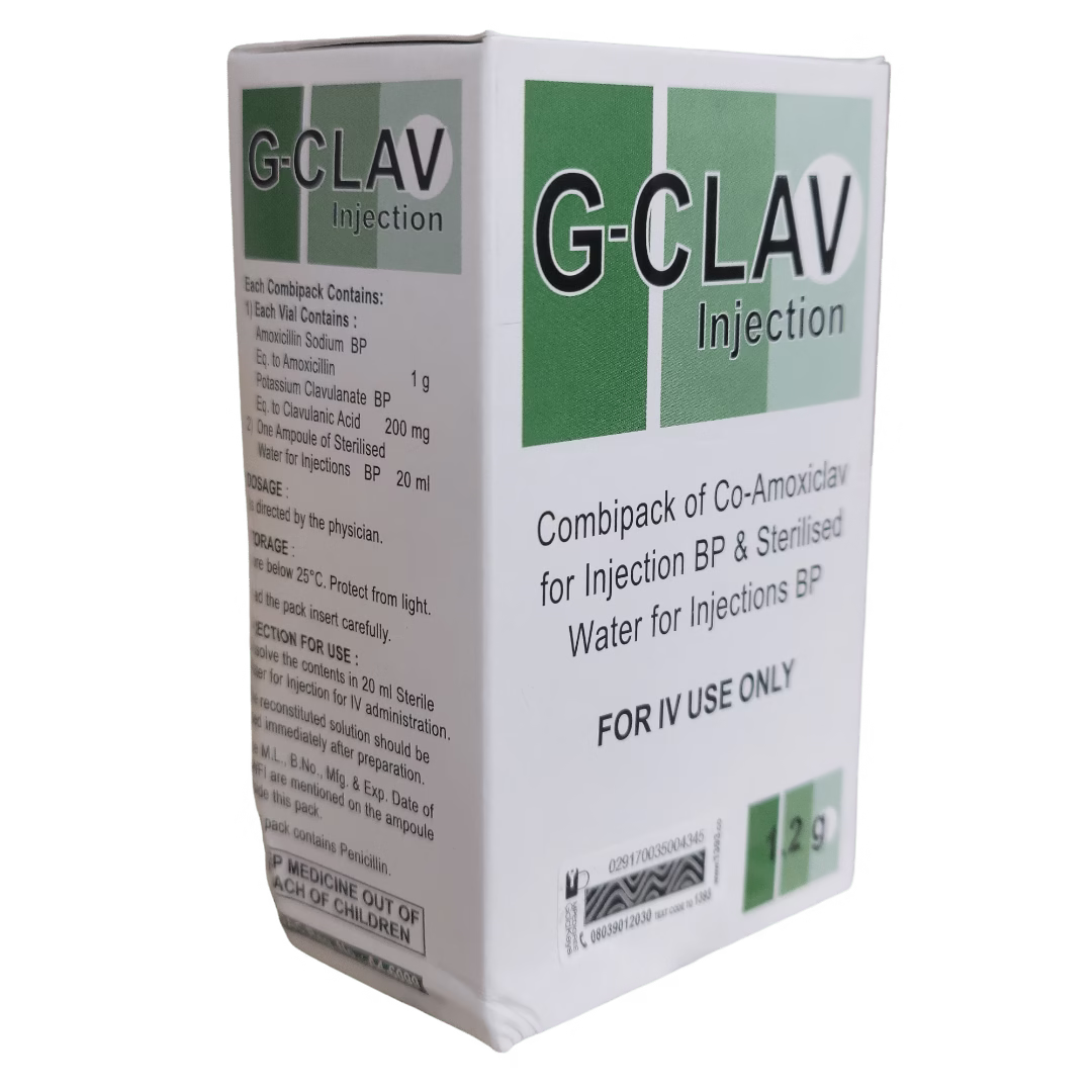 GClav 1.2g/ml inj x1 Vial