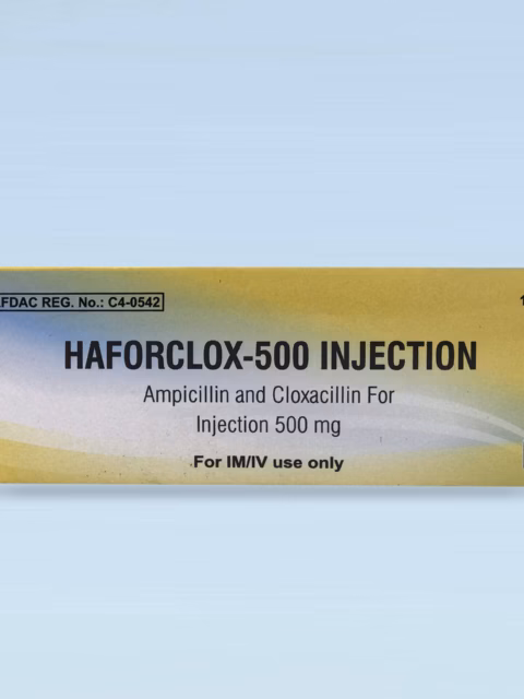 HAFORCLOX 500MG (AMPICLOX INJ) X VIAL TWO VIAL