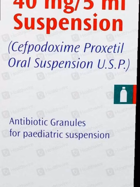 Orelox 40mg/5ml Suspension 1 bottle