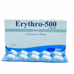 Sivo Erythromycin 500mg SINUFED SYRUP 2 bottles