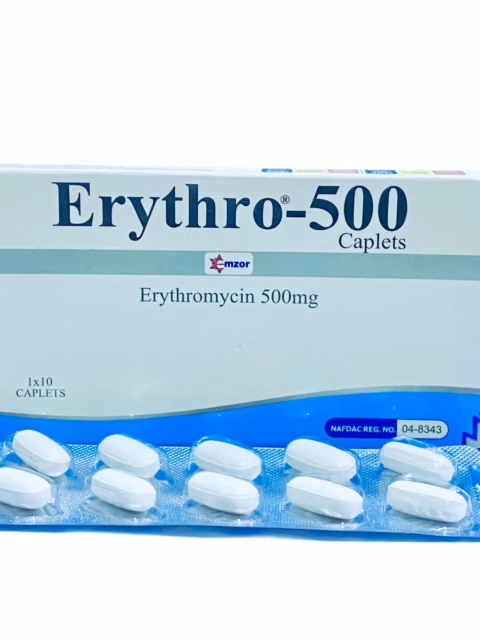 Sivo Erythromycin 500mg 2 Sachets