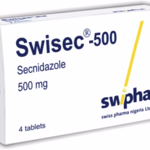 SWISEC 500MG (SECNIDAZOLE) 4TABS X PKT 2 PKTS