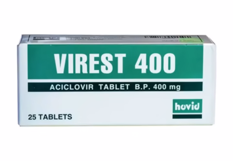 Virest Aciclovir 400mg Tabs x25