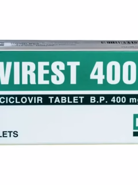 Virest Aciclovir 400mg Tabs x25