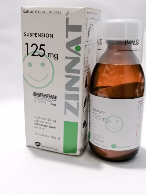 Zinnat Susp 100ml x2 Bottles